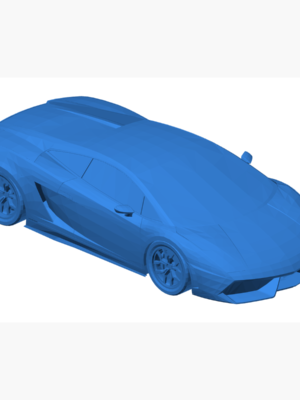Lamborghini Gallardo 3D Baskı STL Model Araba