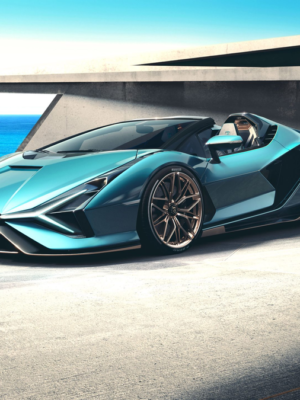 Lamborghini Sian Roadster 2021 3D Baskı Modeli STL