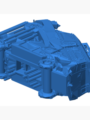 Land Rover Askeri Araç 15mm Minyatür 3D Baskı STL