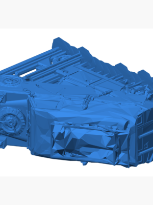 İngiliz Ordusu Land Rover FFR/GS Askeri Araç 3D Baskı STL