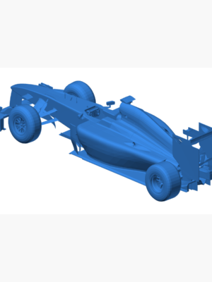 Lotus T127 Formula 1 Yarış Arabası 3D Baskı Modeli STL