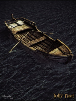 Jolly Boat – 18. Yüzyıl Yelkenli Gemi Filika Modeli 3D Baskı STL