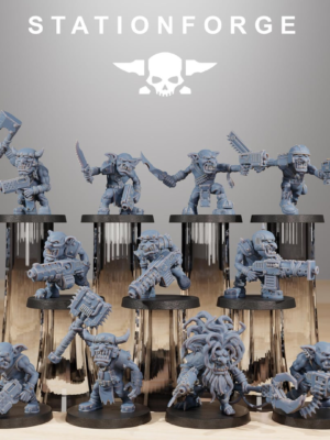 Goblin Korsan Mürettebatı 8 Figür 3D Baskı STL
