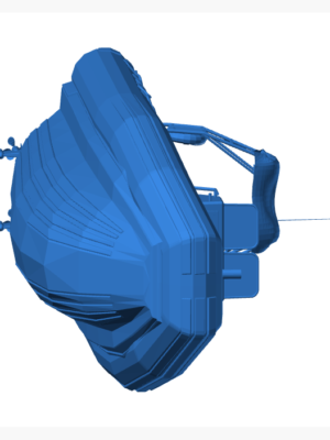 Şişme Devriye Botu (RIB) 3D Baskı Modeli STL