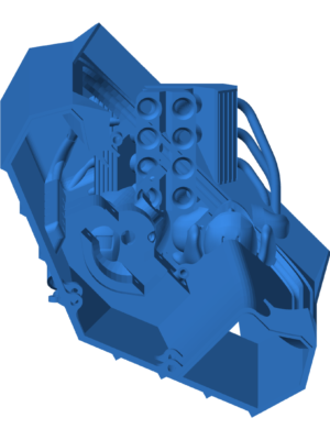 M-Jet Sprint Jet Tahrikli Yarış Teknesi 3D Baskı STL