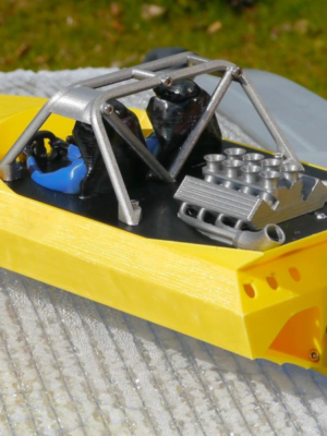 M-Jet Sprint RC Jet Tekne – Tek Parça Gövde Modifikasyonu 3D Baskı STL