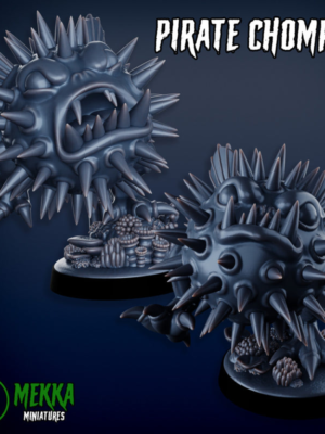 Balon Balığı Korsan Gemisi Minyatürü 3D Baskı STL