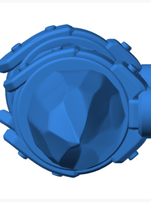 Carcassite Hava Gemisi — Kristal Aksesuar 3D Baskı STL