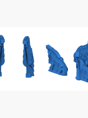 Uçan Firkate Kanat Seti 3D Baskı STL