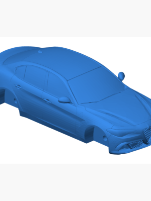 Alfa Romeo Giulia 2018 3D Baskı STL Araba Modeli