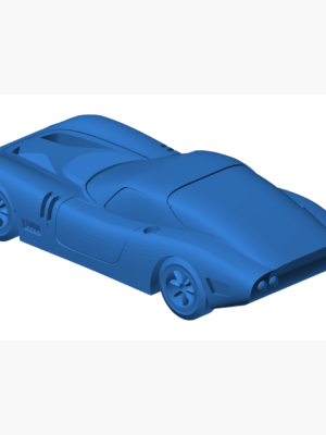 Bizzarrini 5300 GT Klasik İtalyan Spor Araba 3D Baskı STL