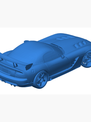 Dodge Viper SRT10 ACR Edition 3D Baskı STL