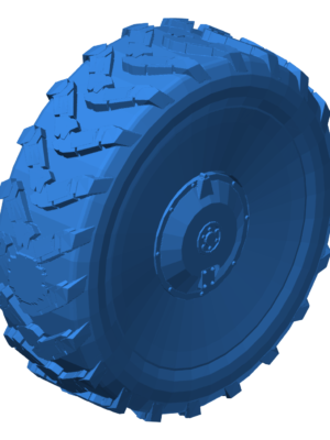 GAZ Tigr Tekerlek Seti 3D Baskı STL