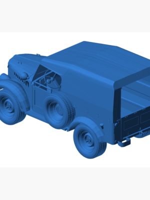 GAZ-69 Sovyet Jeep Minyatür 3D Baskı STL