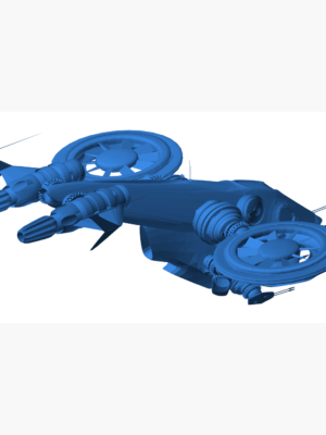 Askeri Drone Helikopter 3D Baskı Modeli STL