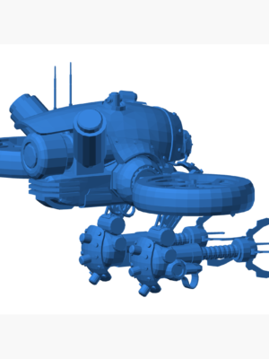Sci-Fi Drone 01 Low-Poly 3D Baskı STL