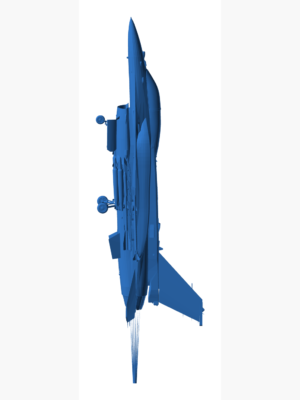 SA-14 Dinamik Savaş Uçağı 3D Baskı STL