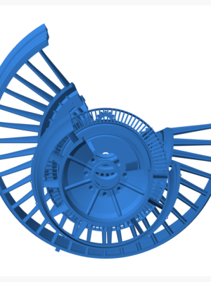Rolls-Royce Trent 900 Jet Motoru 3D Baskı STL