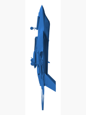 Ghost X Jet Stealth Uçağı 3D Baskı STL