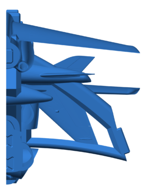 Alpha Jet 1/30 Ölçek Jet Eğitim Uçağı 3D Baskı STL