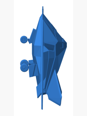 Gece Baykuşu Stealth Jet Oyuncak Tarzı 3D Baskı STL