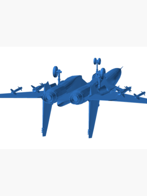 J-15 Deniz Kuvvetleri Savaş Uçağı 3D Baskı Figürü STL