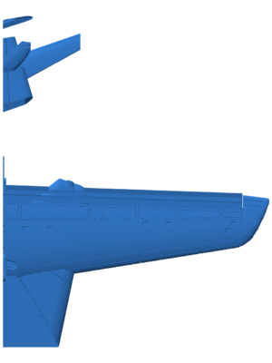 Grumman F-14A Tomcat Kanat Grubu 3D Baskı STL