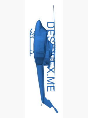 Bell 412 Helikopter 3D Baskı STL