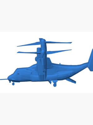 Bell Boeing V-22 Osprey Tilt Rotor Uçağı 3D Baskı STL