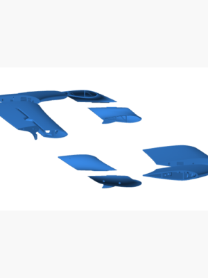 X-100 Infinity Wing V2 RC Uçan Kanat Modeli 3D Baskı STL