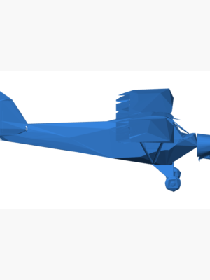 Piper PA-18 Super Cub Uçak 3D Baskı Modeli