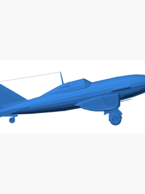 Reggiane Re 2005 Sagittario İtalyan Savaş Uçağı 3D Baskı Modeli