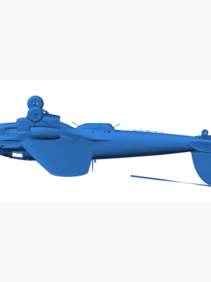 Heinkel He 111 Alman Bombacısı 3D Baskı STL Modeli