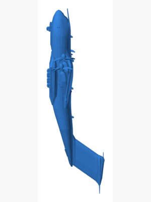 Airbus A400M Atlas Askeri Nakliye Uçağı 3D Baskı STL