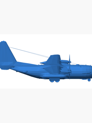 AC-130 Spectre Saldırı Uçağı 3D Baskı Figür STL