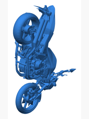 Kawasaki Z 1000 2006 Motosiklet 3D Baskı STL