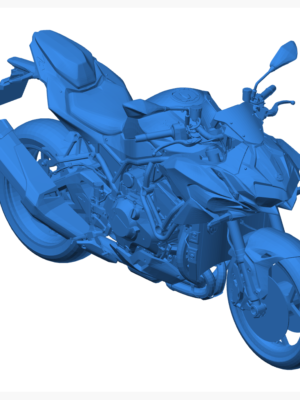 Kawasaki Z H2 2020 Motosiklet 3D Baskı Modeli STL