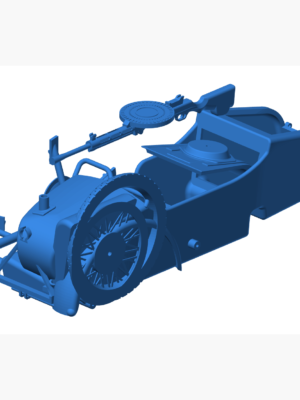 DNEPR M72 Yan Arabası (Sidecar) 1:8 Ölçek 3D Baskı STL