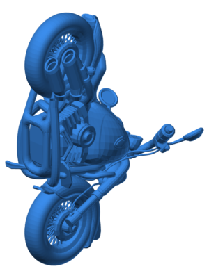 Motosiklet 3D Baskı STL Modeli