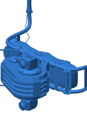 Saturn Hovber Konsept Uçan Motosiklet 3D Baskı STL
