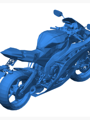 Yamaha YZF-R6 Motosiklet 3D Baskı STL Modeli