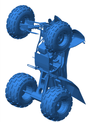Yamaha Raptor 450 ATV 3D Baskı STL