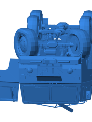 TGB 40 SAAB Scania İsveç Askeri Kamyonu 3D Baskı STL