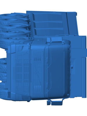 Volvo FM 10x4 Damperli Kamyon 2010 3D Baskı STL