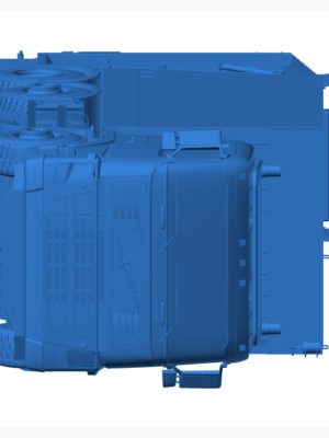 Volvo FM 6x2 Çöp Kamyonu 3D Baskı Modeli STL
