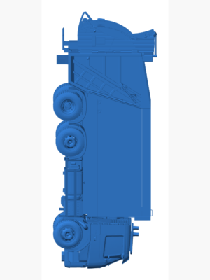 Volvo FM 6x2 Çöp Kamyonu 3D Baskı Modeli STL