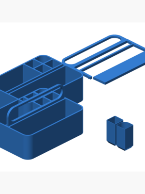 Indo Caddy – Çok Bölmeli Masaüstü Organizer ve Taşıyıcı