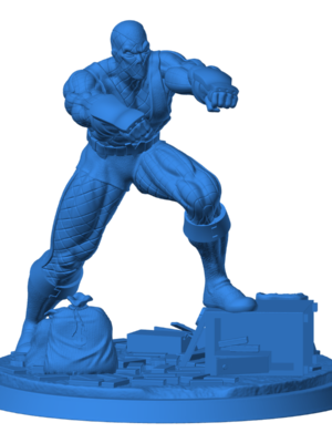 Shocker (Alternatif Sürüm) 3D Baskı Figür STL Seti – 19 Parça