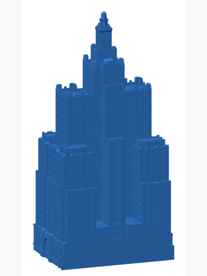 Industrial Bank Building (Providence, RI) 3D Baskı STL