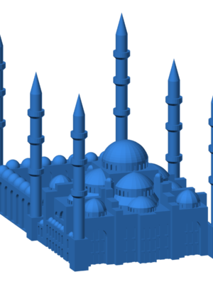 My Sultanahmet Camii1000 3D Baskı STL